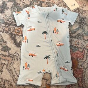 NWT KYTE zip romper